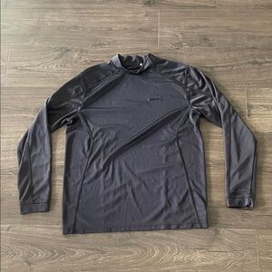 Men's Snake Eyes Golf Black Long Sleeve Athletic Shirt, Size Large